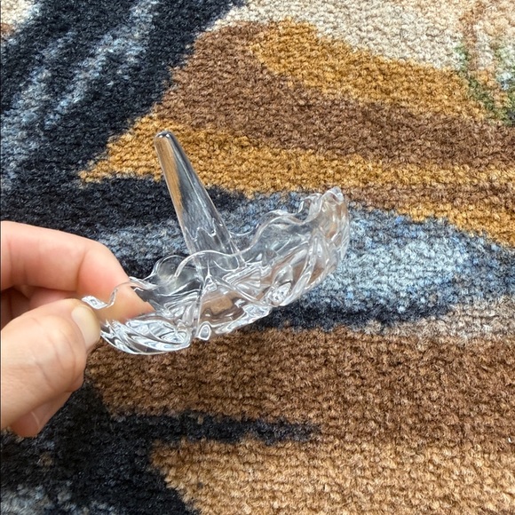 VINTAGE CRYSTAL RING DISH - Picture 3 of 6